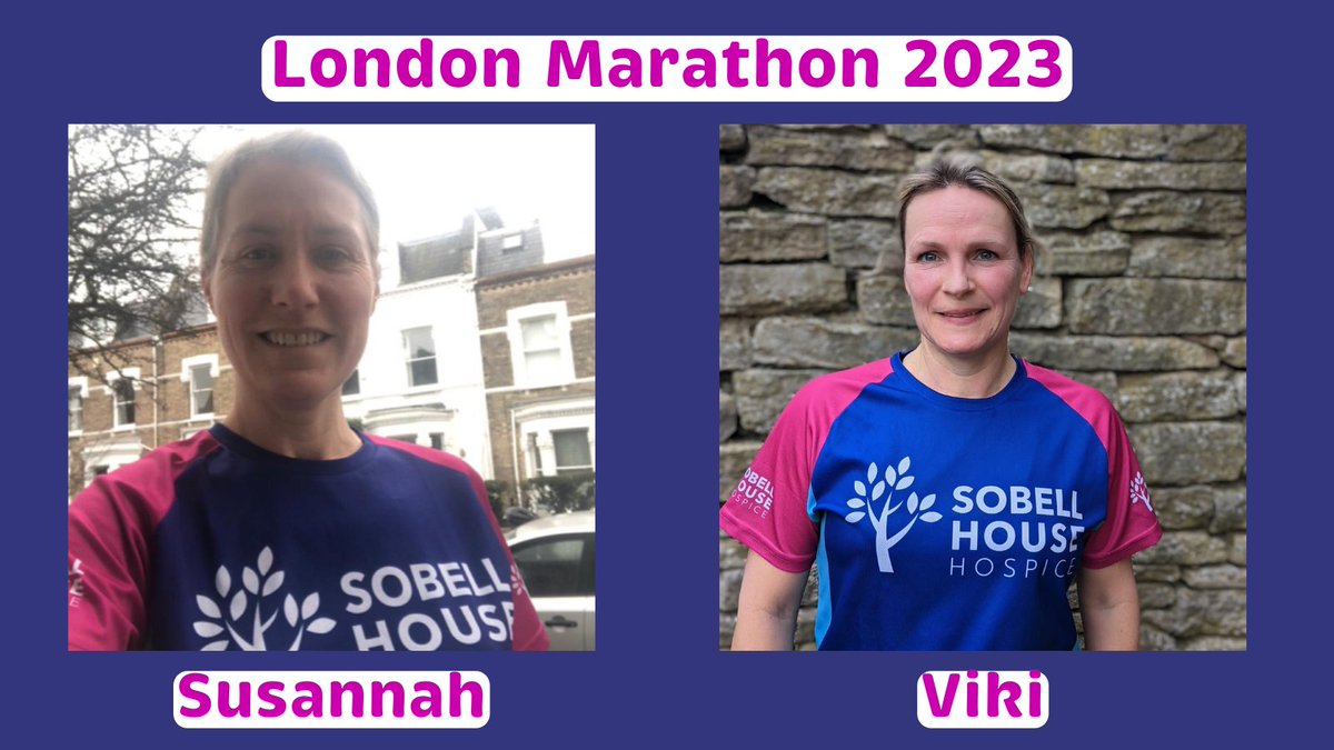 This is Susannah and Viki, and this year they will be running the #LondonMarathon for Sobell House in loving memory of Viki’s twin sister. 💙

Let’s help Susannah and Viki reach their target 👉 justgiving.com/fundraising/vi….