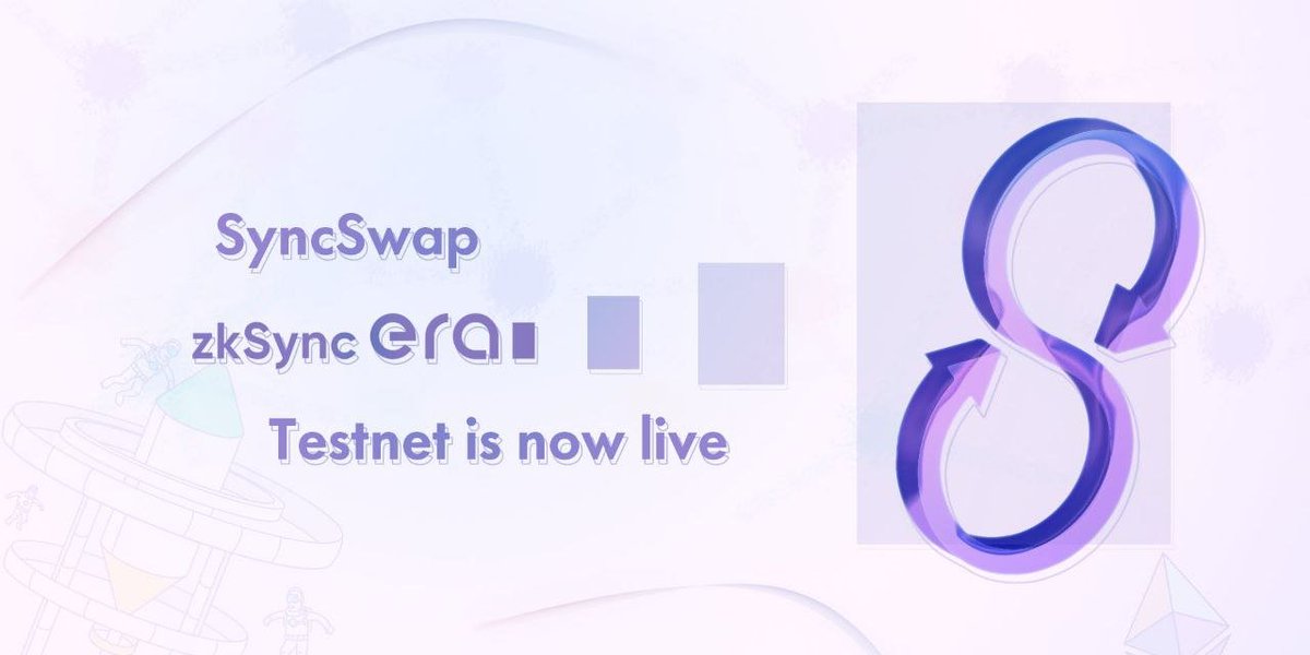 ETH_Daily's tweet photo. GM! Hope you all have a great Sunday

@syncswap - Seamless DEX on zkSync 2.0 

Here is a step-by-step guide on how to interact with SyncSwap testnet on @zksync Era∎

Airdrop Confirmation: Possible Airdrop 🪂
🧵👇

#zkEVM #DeFi #DEX #L2 #L222 https://t.co/HgjurAoCcQ