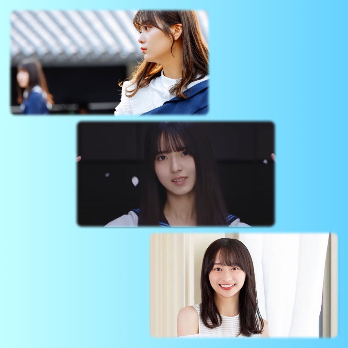 macha_uskis's tweet photo. 📮自発ポスト📮

99line 🚹

乃木坂46◢
         白石麻衣
梅澤美波     久保史緒里
伊藤理々杏     清宮レイ

櫻坂46◢
田村保乃 中嶋優月

日向坂46◢
影山優佳

仲良くしてください！
#乃木坂46好きな人と繋がりたい 
#櫻坂46好きな人と繋がりたい 
#日向坂46好きな人と繋がりたい
#拡散希望 https://t.co/7uef8wrMFB