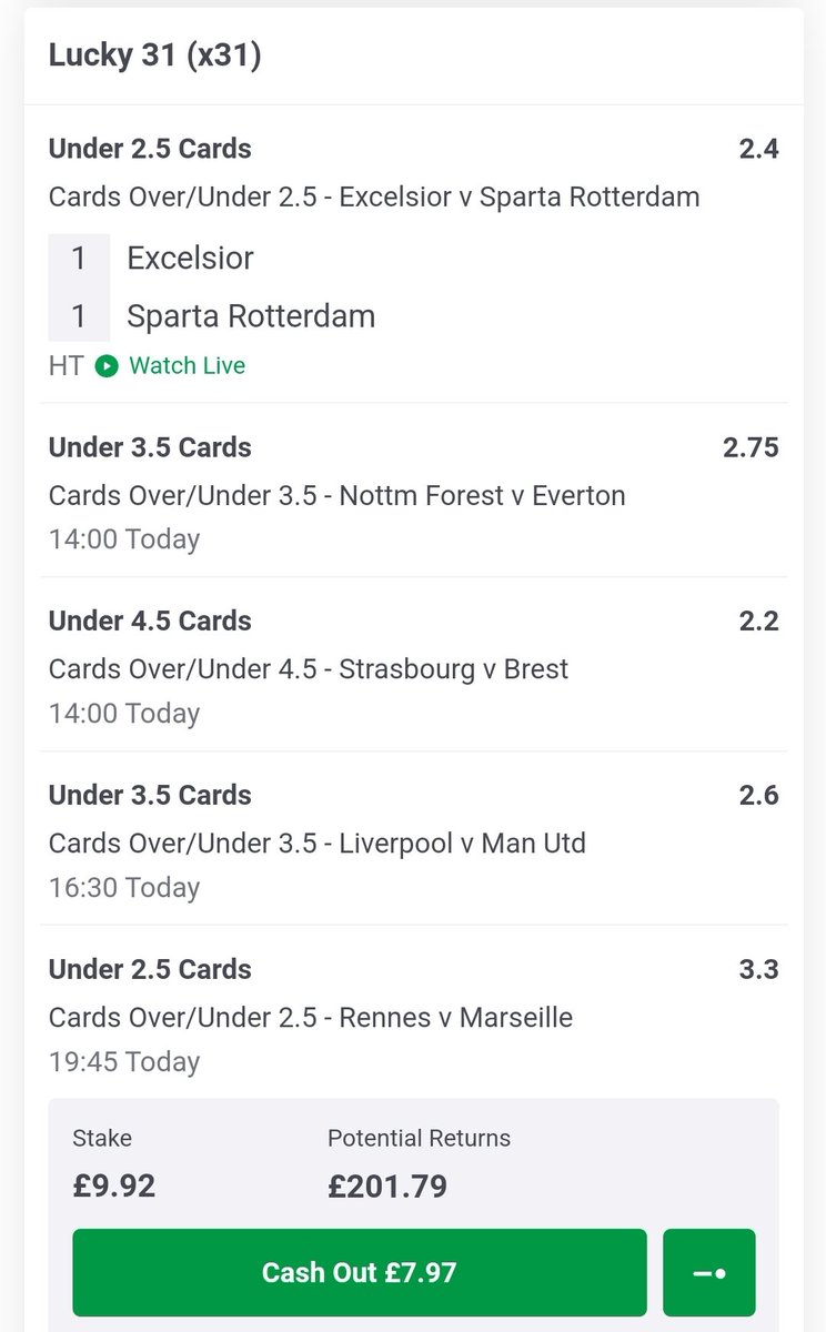 First Lucky picks of the day🤞