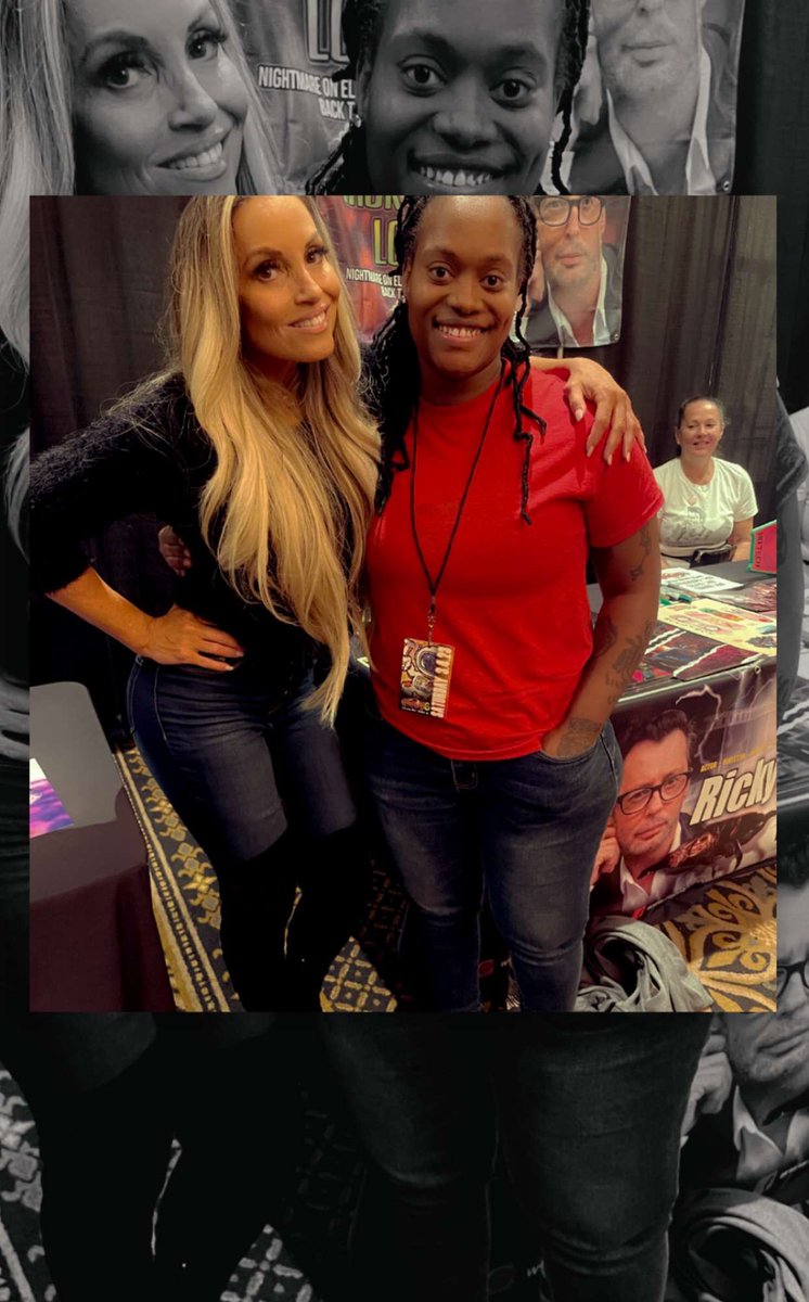 RealKHAOS_'s tweet photo. Met my INSPIRATION! The GOAT! The ONE AND only #trishstratus @trishstratuscom  🥰❤️‼️ Got to Chop it up with her and She’s soooo AMAZING 🥰‼️ Hmmm maybe I’ll get to cross paths with her in the ring 😈 Khaotic STRATUSFACTION 😈💪🏽 https://t.co/bw6WES3cYm