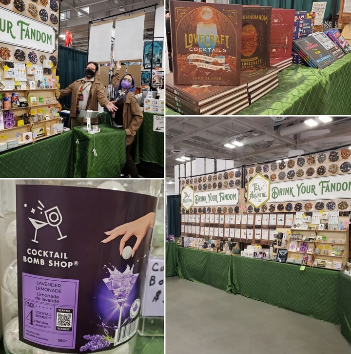 randeedawn's tweet photo. Hanging out at @emeraldcitycon this weekend? Stop by the @TeaAndAbsinthe table (Booth 11430) and pick up my "funny as hell" pop culture fantasy "Tune in Tomorrow" -- and get an exclusive sachet of rare brownie-flavored tea! #tea #bethemango #BookTwitter https://t.co/5Px5rJpvN6