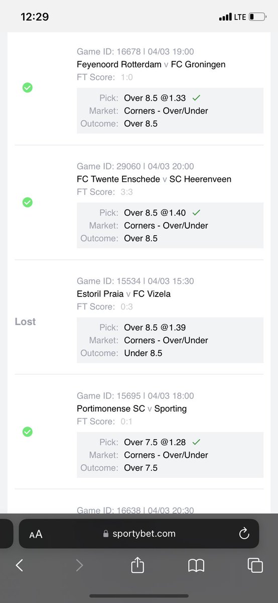 Hey <a href="/SportyBet/">SportyBet</a> <a href="/sportybetgh/">SportyBet Ghana</a> how is this game a loss?