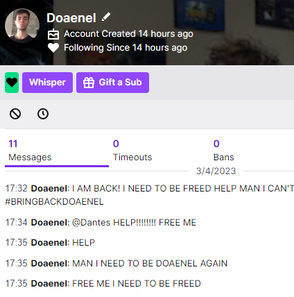 doaenel's tweet photo. The voices in my head got so powerful that they brought Doaenel back to life.

It's their final attempt to try and stop me from hitting Rank 1 NA before I go to EUW.

The Final Battle begins.

Doaenel vs Dantes.

13 days remain. https://t.co/2562iyEp3j