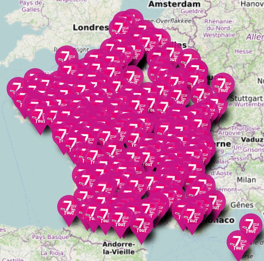 Énorme et historique ! 
Plus de 260 manifestations et rassemblements pour défendre nos retraites mardi 7 mars.
Vous cherchez un lieu et un horaire ?
👇
solidaires.org/sinformer-et-a…