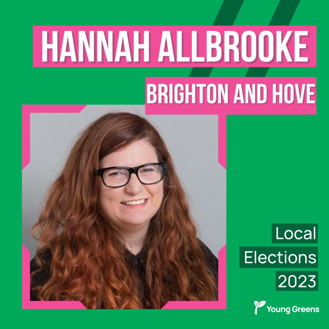 💚 Our next  candidate in Brighton and Hove is former Young Greens Co-Chair, Hannah Allbrooke (<a href="/hannalytical/">Hann</a>) , who’s seeking re-election in Brunswick and Adelaide.

4/35
