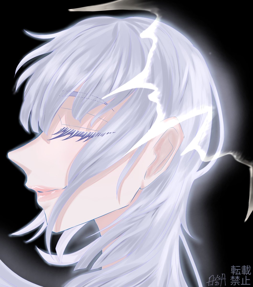 WOWsmail's tweet photo. 新作！
#イラスト
#横顔 https://t.co/B5ZpF1IsuL