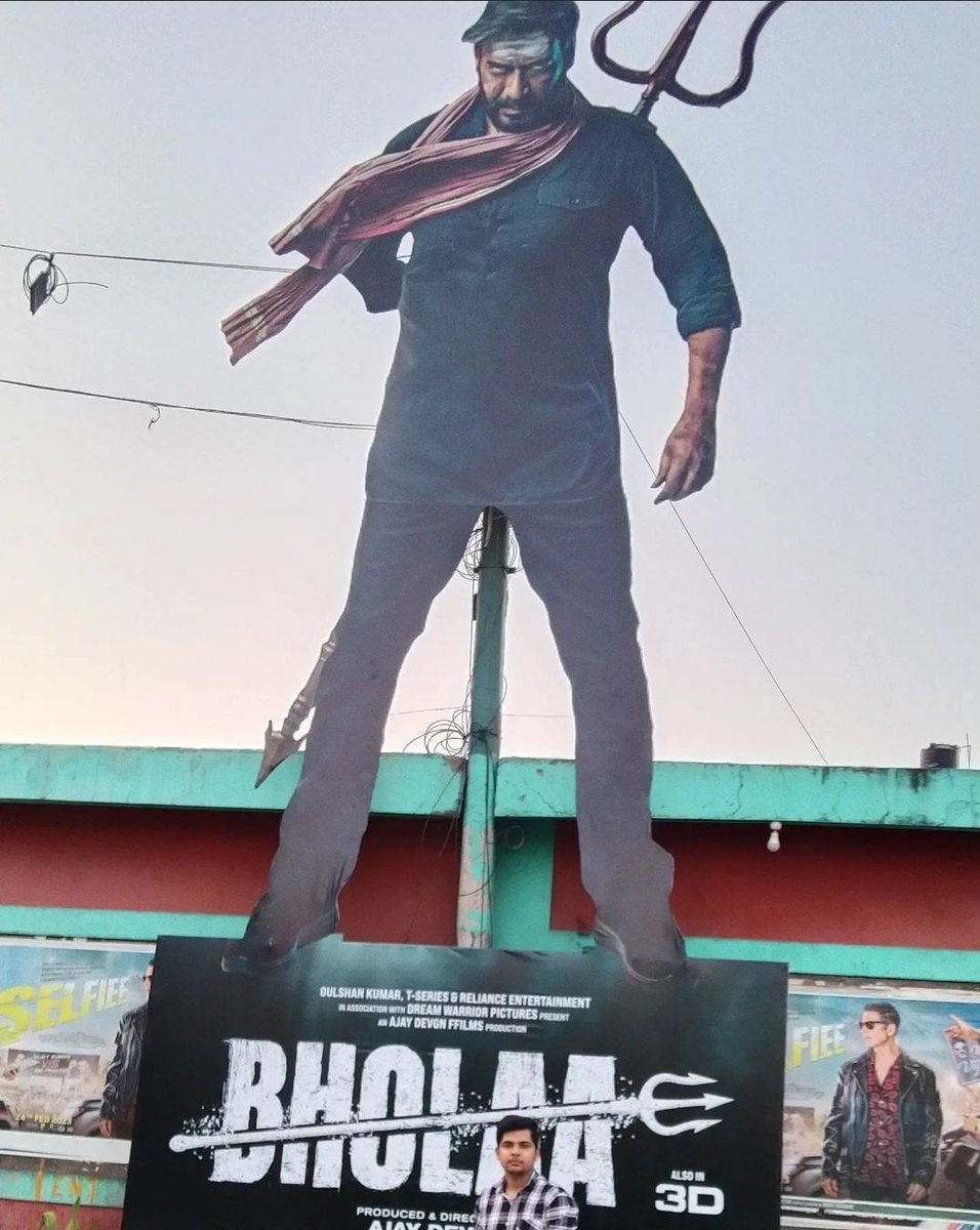 gujjusingham's tweet photo. A tale of two outcasts, united in their quest for justice.

BHOLAA TRAILER TOMORROW https://t.co/7Gb702Pqkz
