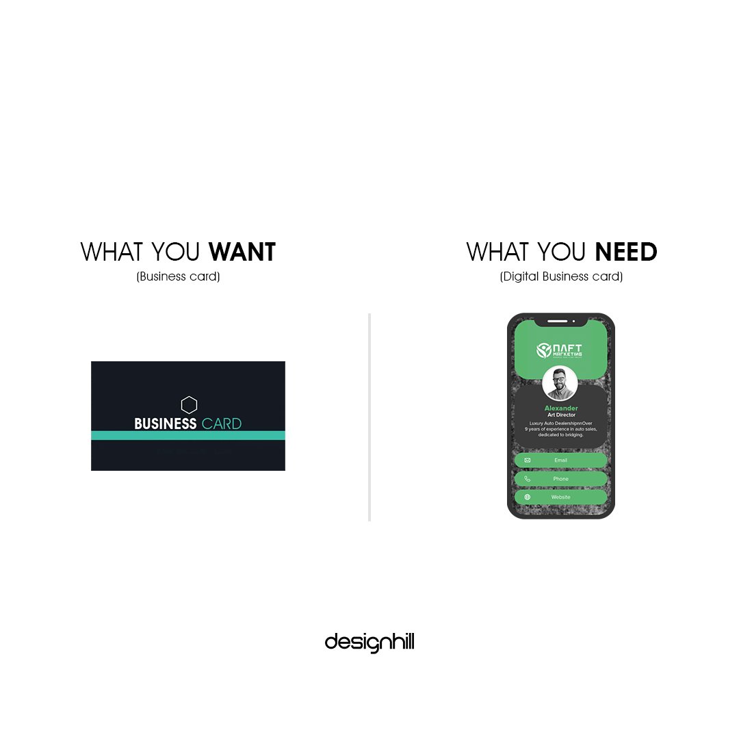 Designhilldh's tweet photo. Why be traditional? Go contactless, go digital! Create your digital business card at 25% OFF! You know the drill: https://t.co/RZgo6whDQd
.
#DesignhillDh #Designers #Designs #BusinessCard #DigitalBusinessCard #Card #Tool #DesignhillTool #VirtualBusinessCard #GoPaperless https://t.co/FYFLzwuN15