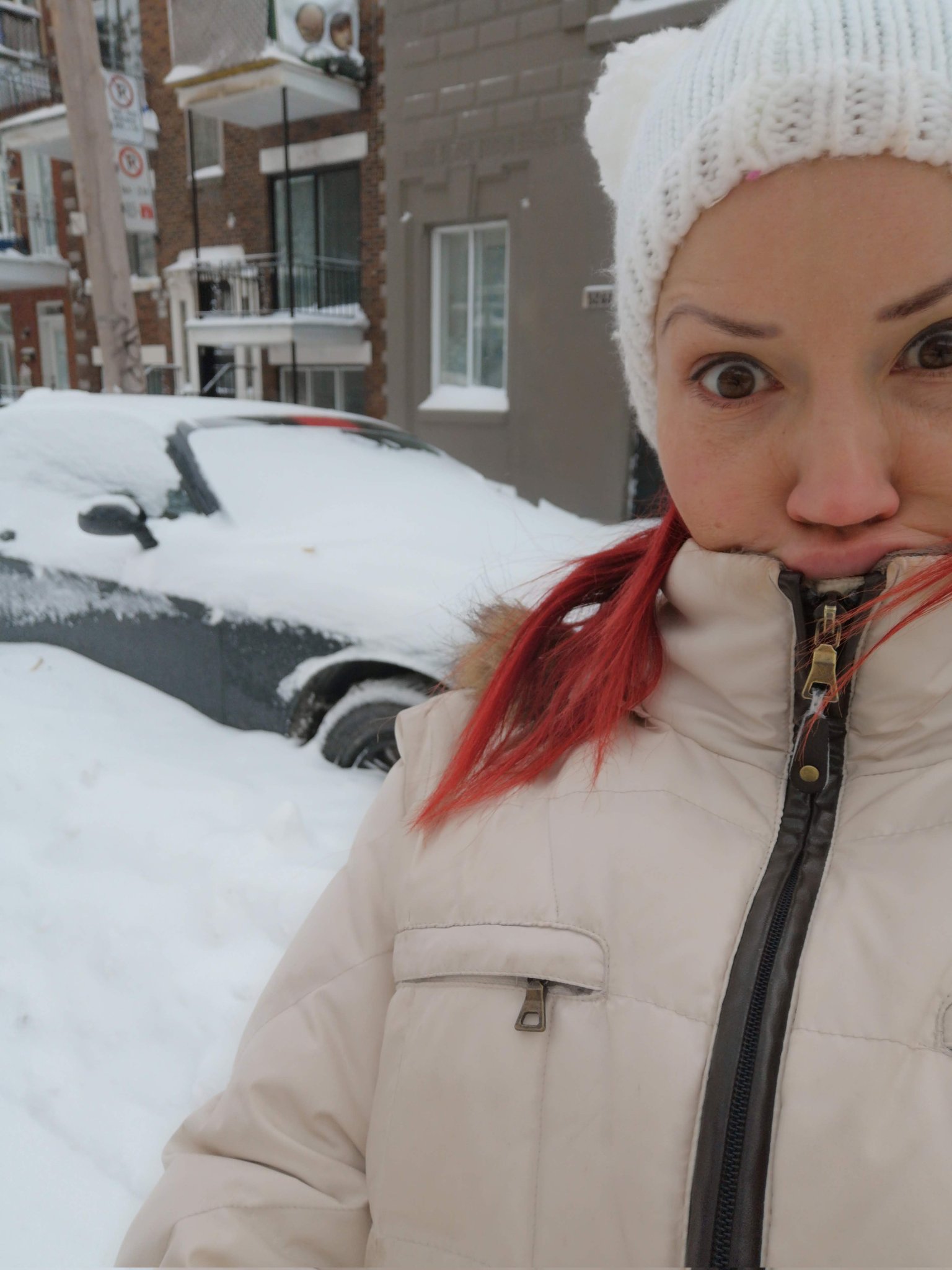 Bianca Beauchamp Fetish Icon on Twitter "We had snow last night. My