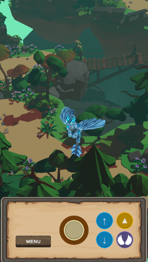 Ynlay_'s tweet photo. @Ajo1322 Working on a dragon flying demo with mobile controls! https://t.co/SeqvXWVcNN