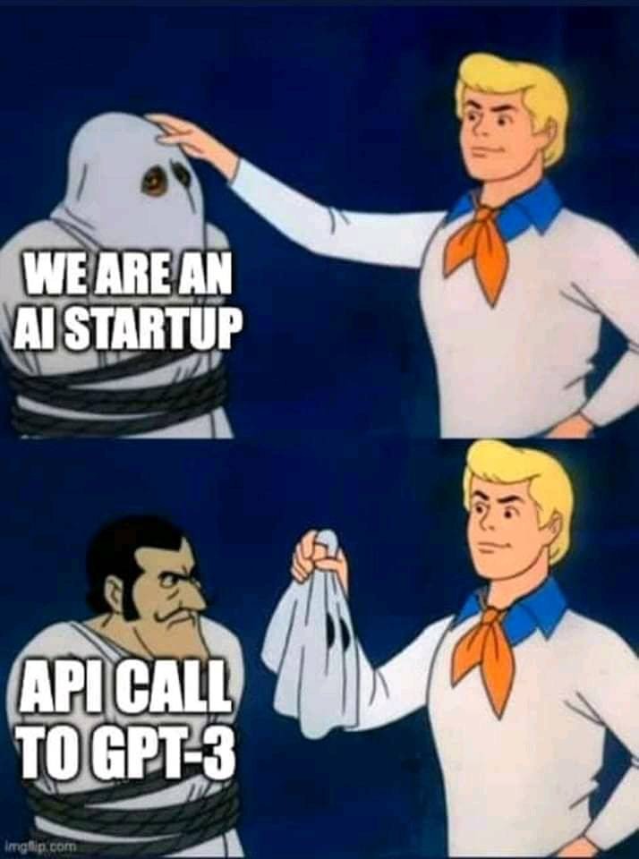 BiancaDamoc's tweet image. Oh well... tomayto, tomahto.

#chatgpt #aiapi #chatgptai #chatgpt4 #startups #chatgpthumor