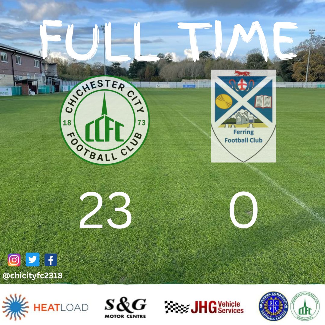 Final whistle blows at Oaklands Park. Credit to <a href="/_FerringFC/">Ferring FC</a> for giving it there all from start to finish.