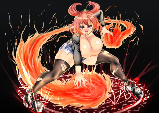 #今までで作画カロリーMAXの作品上げようぜ
これかな( 'Д` )
炎の表現とか魔法陣の光影とか苦労した記憶( 'Д` ) 