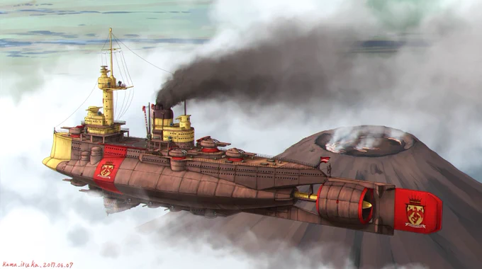 #空中戦艦これがこうなってこうじゃ 
