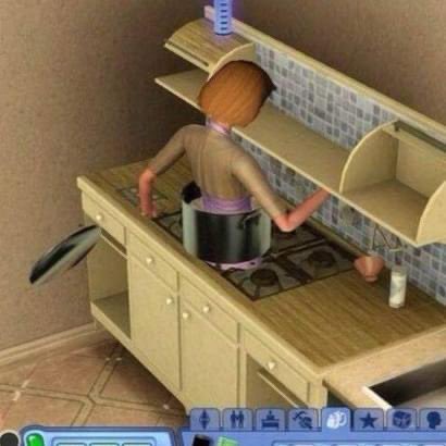 เธอบอกอยากกินของอร่อย .

กุ :