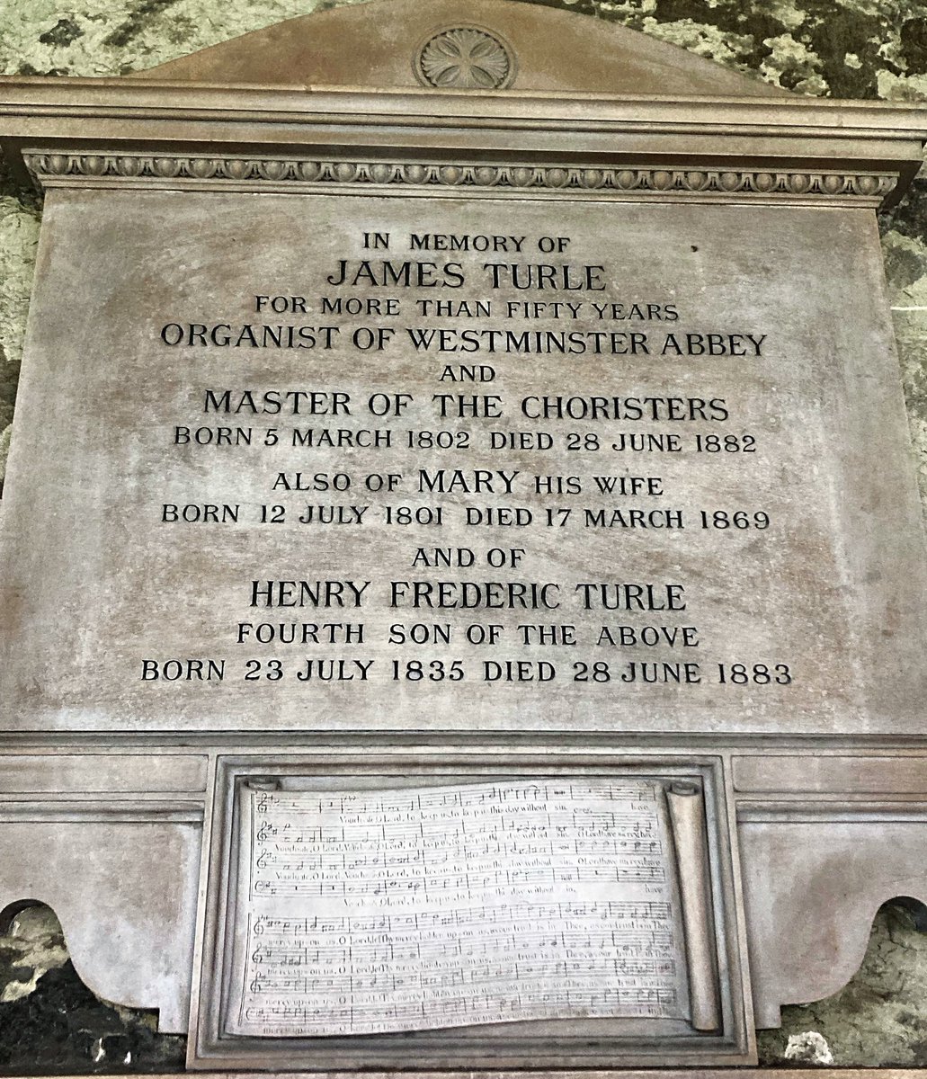 WAbbeyChoir's tweet photo. James Turle was born OTD in 1802. He was Organist and Master of the Choristers here @wabbey from 1831 to 1882 #turle https://t.co/dL38UOmByZ