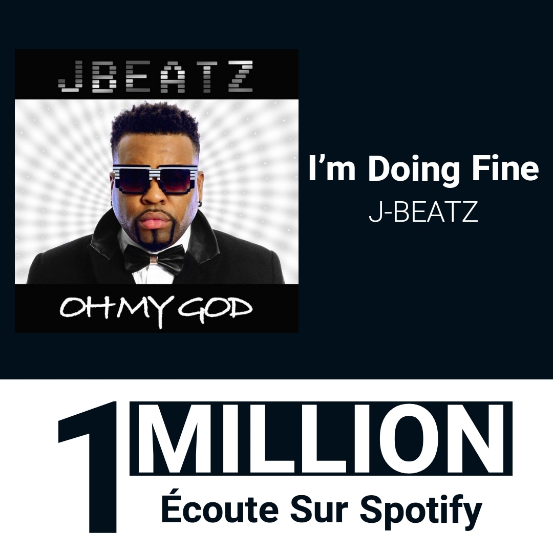 globht's tweet photo. Le Titre “ I'm Doing Fine ” de @JbeatzDabeatz sur l'album “Oh My God” Vient de dépassé la barre de un million d'écoute sur Spotify
#jbeatz #ohmygod #imdoingfine https://t.co/xeFkEbXDcW