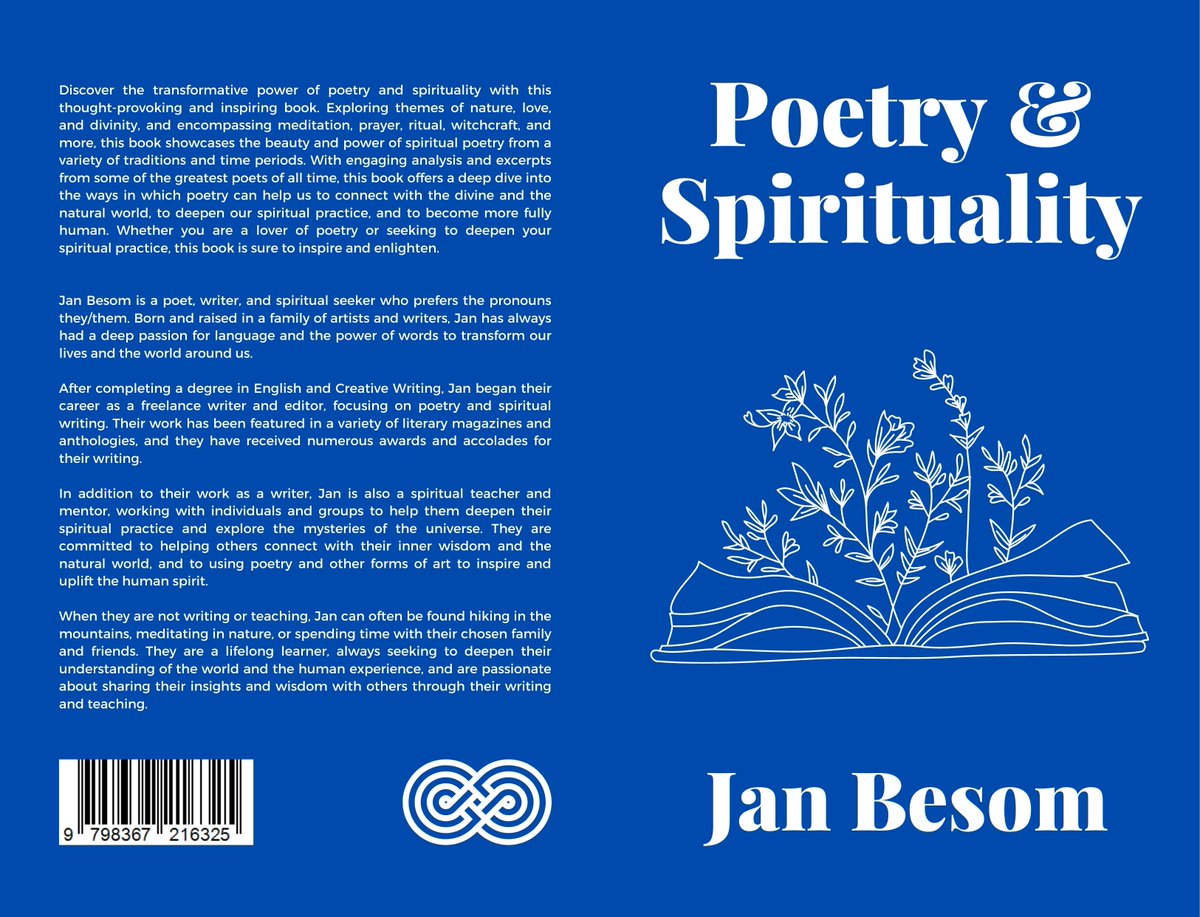 ⚡️TODAY we have published a little ebook on #poetry and #spirituality, encompassing poetry as #prayer, #ritual, #meditation, and more. 

Do take a look! 👁️👁️

US: amazon.com/dp/B0BXHZY4XD
UK: amazon.co.uk/dp/B0BXHZY4XD