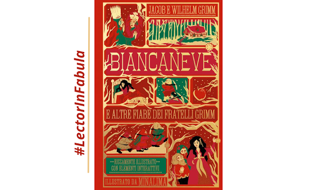CLetteraria's tweet photo. #LectorInFabula - Quelle storie che fanno paura: "Biancaneve e altre fiabe dei fratelli Grimm", illustrato da MinaLima https://t.co/KkgeQjp4em https://t.co/SMBQHToJOW
