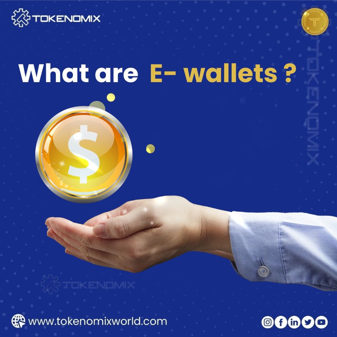 E-Wallets store details of all the transactions on an online database. 
.
- tokenomixworld.io
.
#tmix #tokenomix #tokenomixworld #eWallet #DigitalWallet #MobilePayments #Cashless #ContactlessPayments #QRCodePayments #MobileWallet #OnlinePayments #VirtualWallet #PayWithPhone