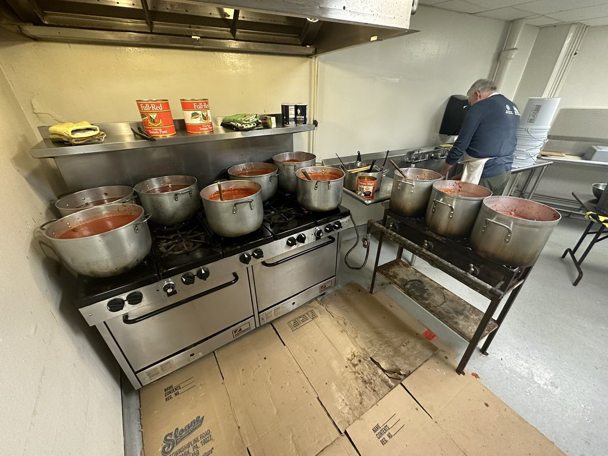 Day 2, 50 more gallons of sauce