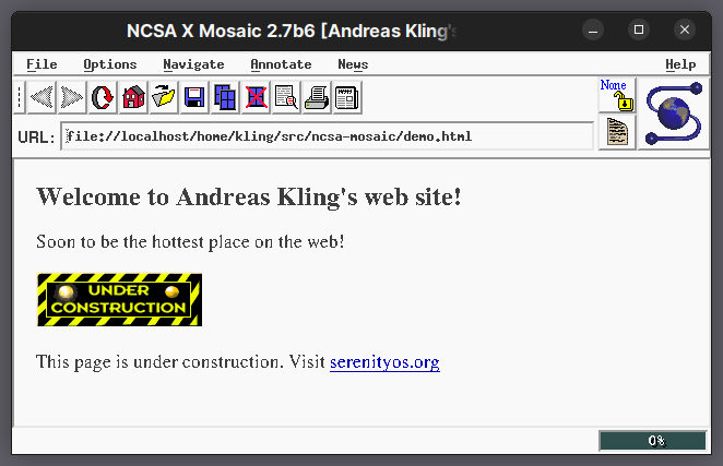 awesomekling's tweet image. I was curious how OG browser NCSA Mosaic (by @pmarca and pals) did HTML parsing and layout, so I spent some time looking into it.

Mosaic came before newfangled things like CSS, JavaScript, etc, so it worked quite differently than browsers today.

Let&apos;s take a look! 🤓🧩