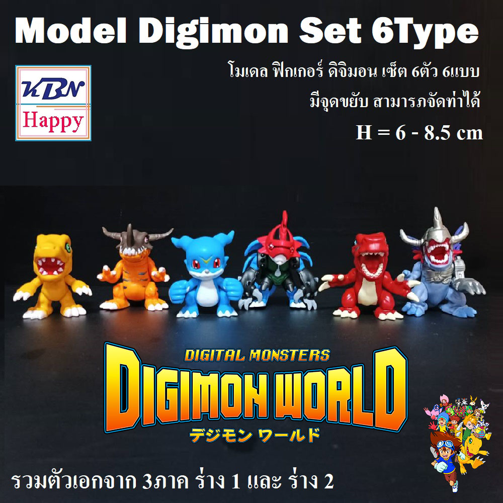 kbnhappy's tweet photo. Model Figure Digimon Monters 6 Types โมเดล ฟิกเกอร์ ดิจิมอน มอนเตอร์ ชุด 6ตัว 6แบบ
https://t.co/XhsxUCpWwI https://t.co/0Qrt4WkhsQ