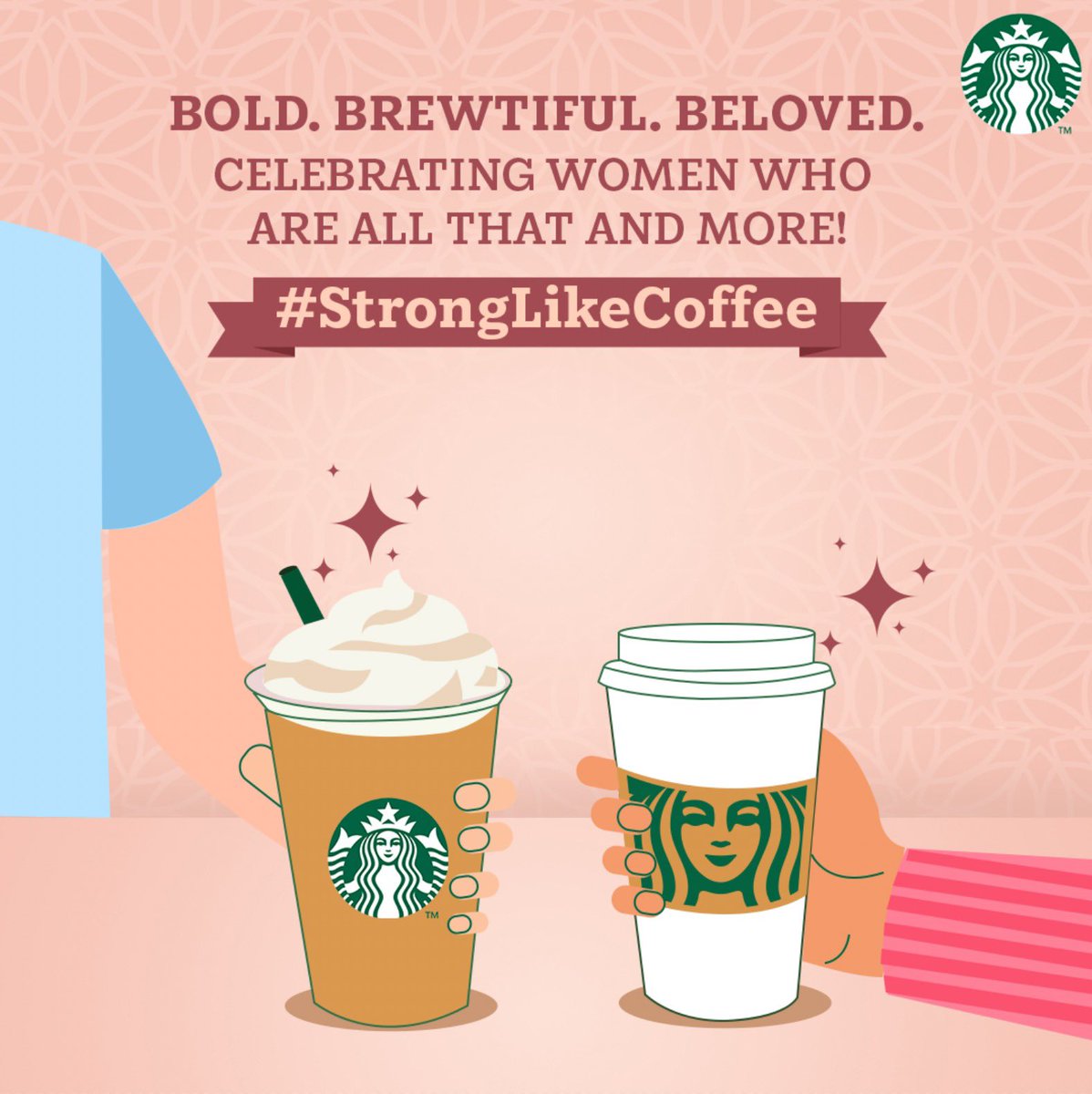 StarbucksIndia's tweet photo. She's sensational. She's unwavering. She's #StrongLikeCoffee.

Here’s to the strength, determination and unwavering spirit of every woman. ✨ https://t.co/IqMZ2ySb9U