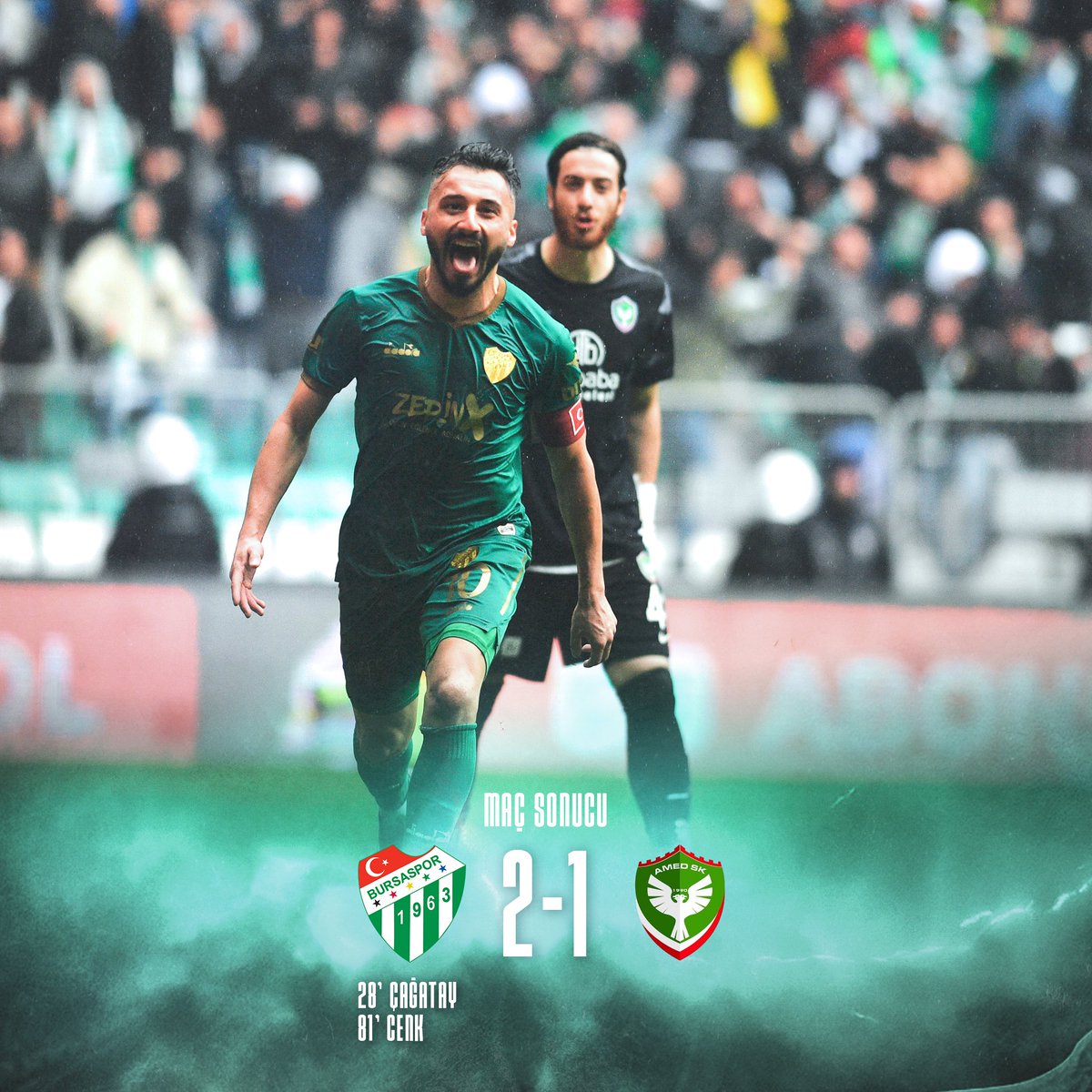 🔥🐊Maç Sonucu | Bursaspor 2-1 Amed SF

#BSvAS