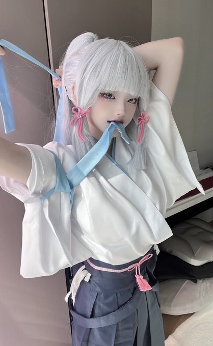 Ayaya~

#GenshinImapct #kamisatoayaka #cosplay #神里綾華 #原神 https://t.co/Y0JHPxGWhL