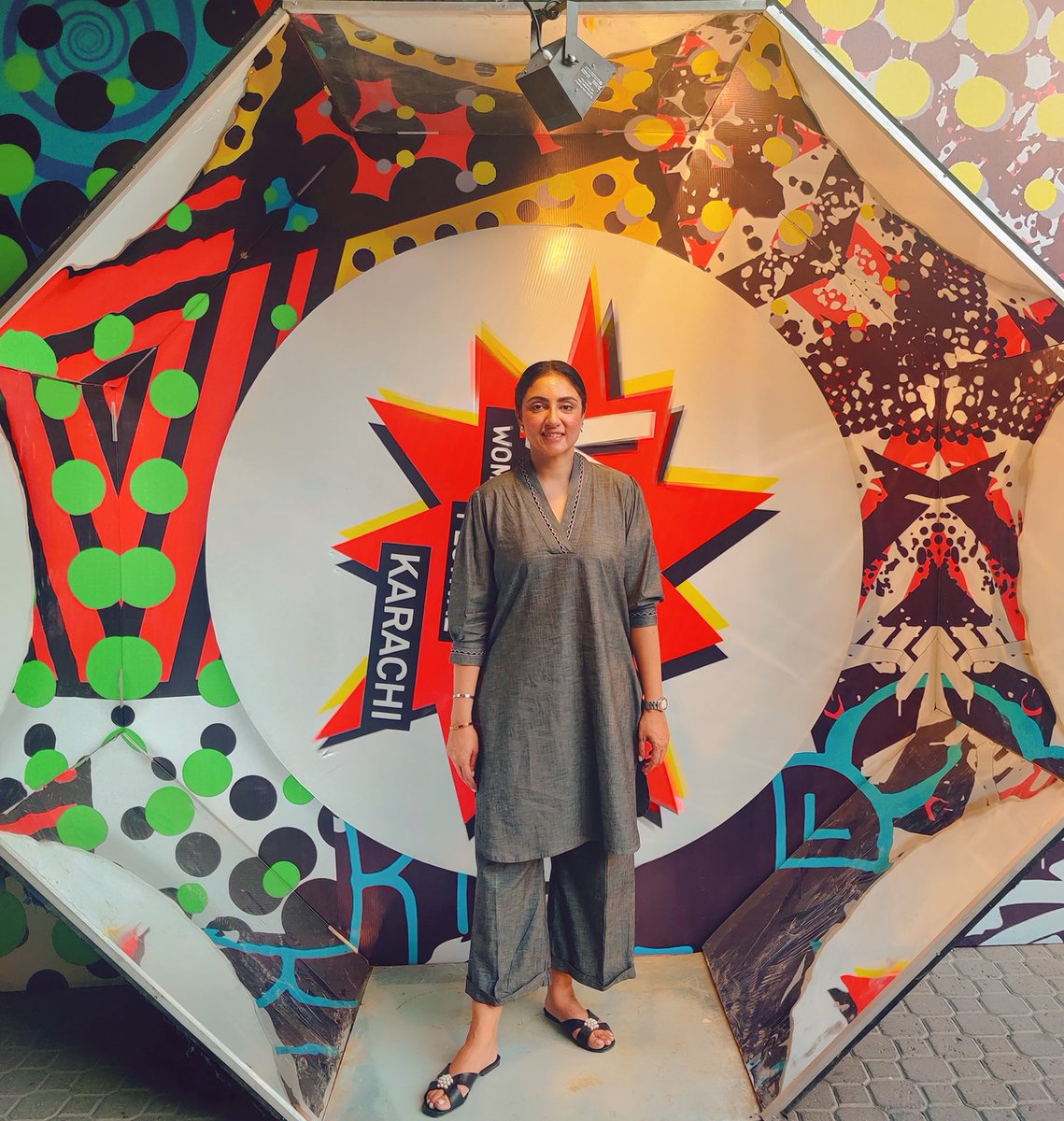 ZubiaMotiwalla's tweet image. #zubiamotiwalla wears a #coord set from her #Casual #Pret line at the #WowFestival #Karachi. 

Available at the Exhibition on 11th March at The Forum Mall-shop#119
.

#wowpk23 #wowpakistan #wowsouthasia #britishcouncilpakistan #ecdipakistan #olomopolo