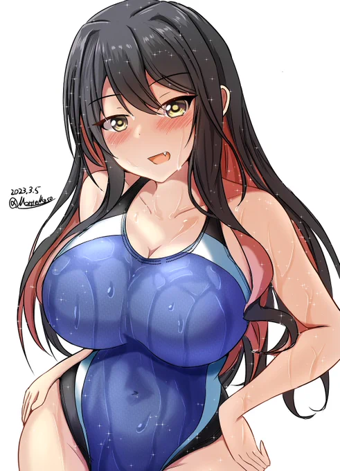 長波さん#艦これ版深夜の真剣お絵描き60分一本勝負#艦これ版真剣お絵描き60分一本勝負_20230305#長波 