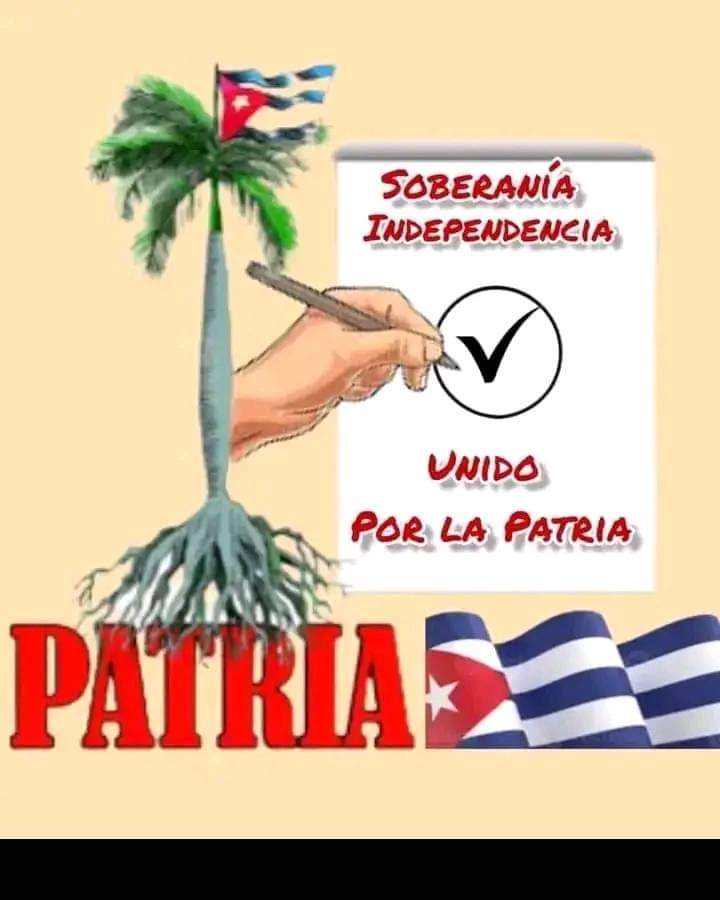 El próximo 26 de Marzo, con la Unidad que nos caracteriza, daremos nuestro voto por la PATRIA, por la REVOLUCIÓN y por el SOCIALISMO.  #Cuba lo necesita. #YoVotoXTodos.