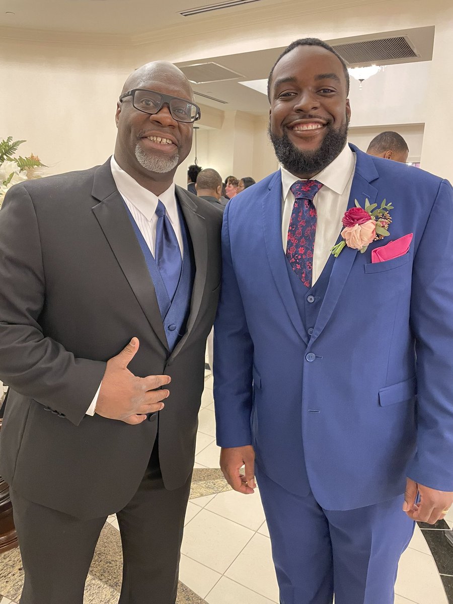 coachbenalbert's tweet photo. On behalf of my family and I congratulations to Duke RushMan @MikeRamsay72 and Rebekah on your beautiful wedding yesterday! @lisaalbert97 and our family enjoyed our trip to ATL!  It was an honor to be your coach.  #NeverTooHighNeverTooLow #RushmenForever https://t.co/uzxwD7CfhD