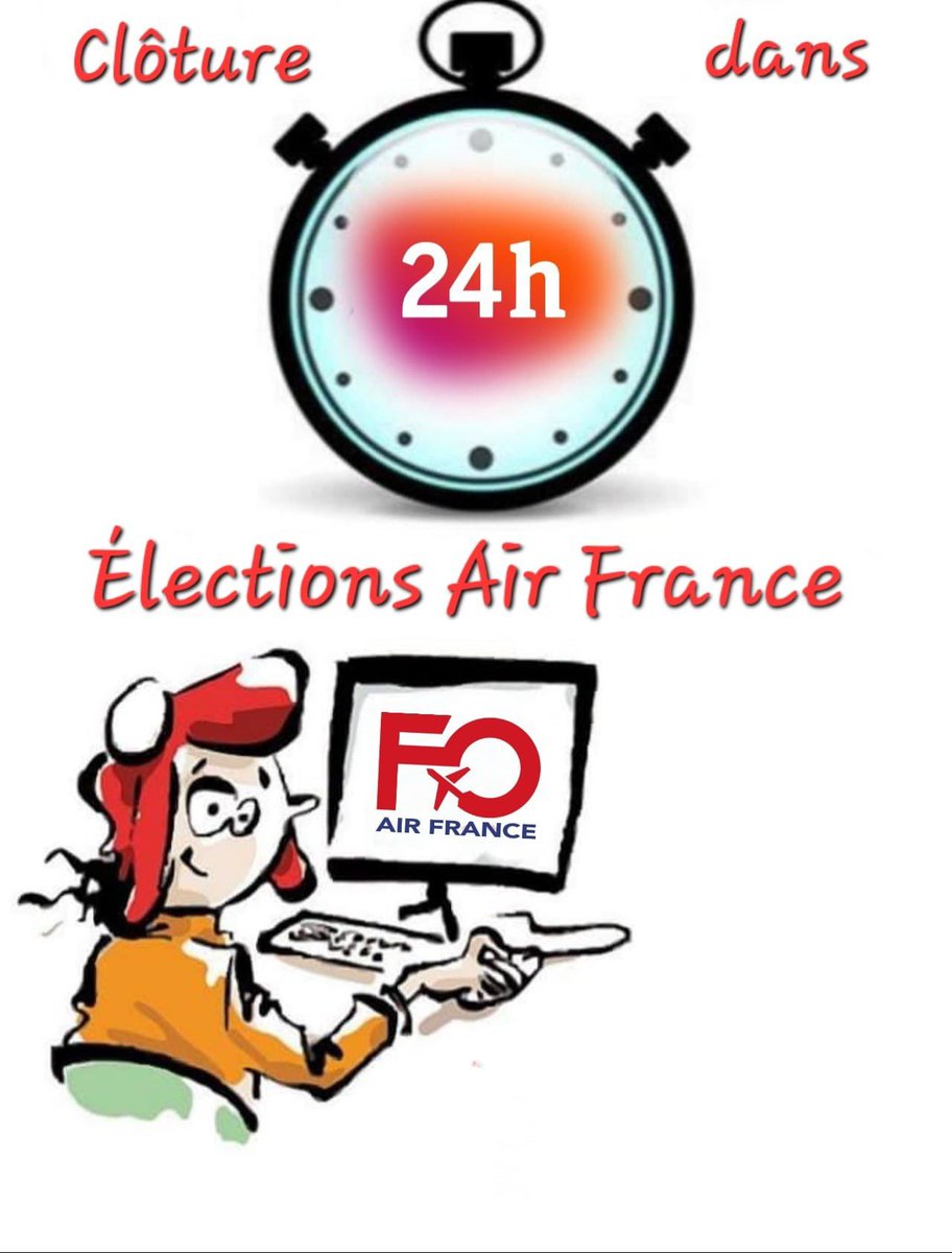 FO_AF's tweet image. Depuis 3 semaines, les 41.288 salariés Air France sont appelés à voter afin d’élire leurs représentants pour les 4 prochaines années. Résultats demain en début d’après midi. @FO_Aerien @force_ouvriere @airplusnews @airjournal @tourmagtravel @afpfr @LeoBarnier @BrunoTrevidic