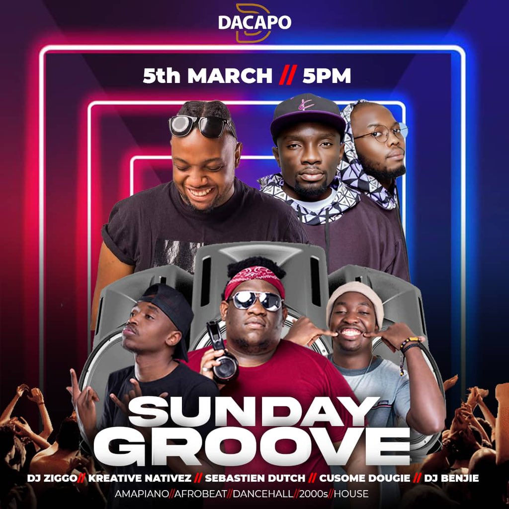 KreativeNativez's tweet photo. Todays Weather Forecast 🔥 Sunday Groove 📌 Sunday Mojo 👊🏾 Here We Go

📍 Dacapo Lounge Bar

#dacaposunsets #sundaygroove #sundaymojo #goodvibesonly #goodvibes #sundayvibes #sundayfunday #dance #party #lusaka #zambia https://t.co/ErxULIkuT1