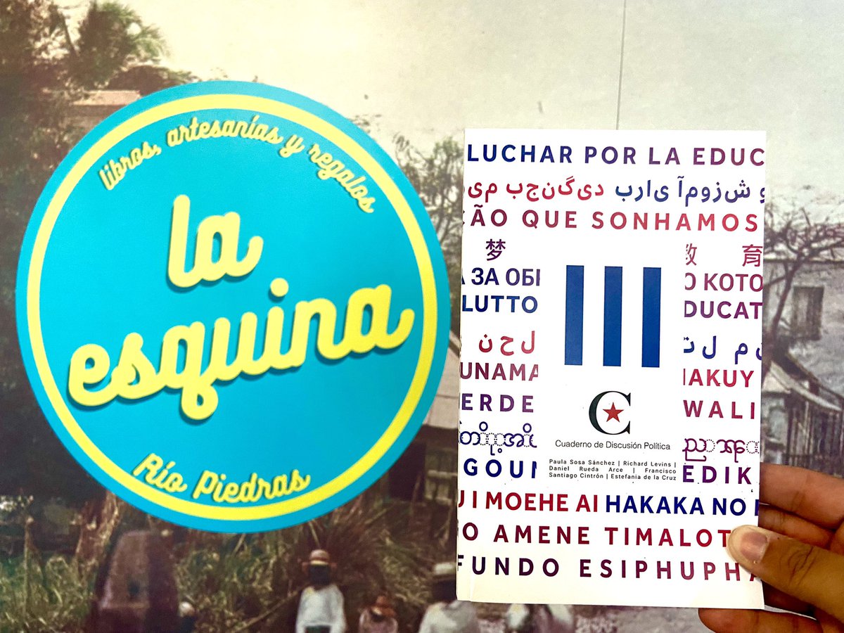 ¡Le llegamos a Librería La Esquina en Río Piedras ! En el día de ayer trajimos ejemplares a La Esquina. ¡Date la vuelta y apoya tu librería local! 

¡Hace falta #Crítica!