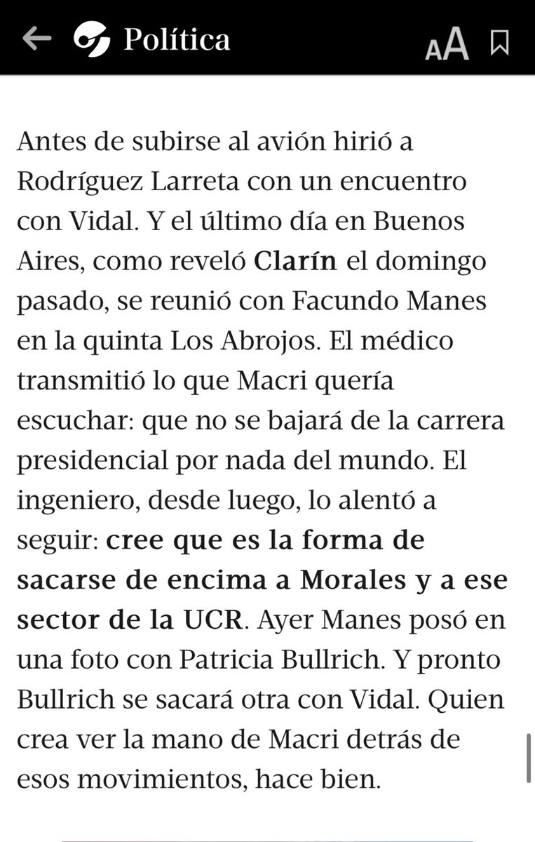 @ManuCisneross Qué tal? Manes nuevo empleado de Macri y eso militas