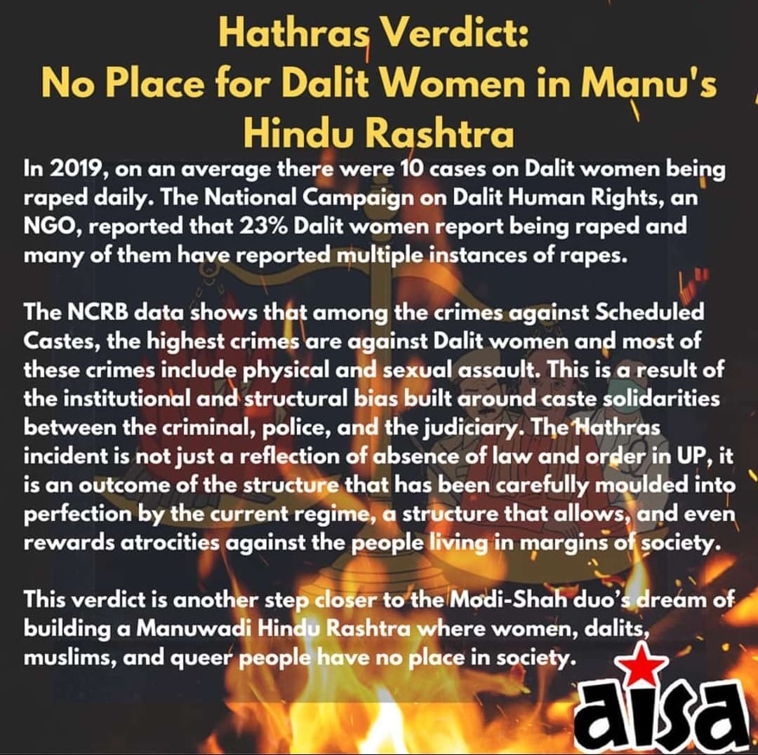 #HathrasHorror 
#DalitLivesMatter