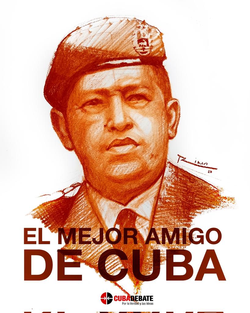 ¡Hasta la victoria siempre, inolvidable amigo! 🇻🇪🇨🇺

#YoSoyChavez 
#ChavezVive
