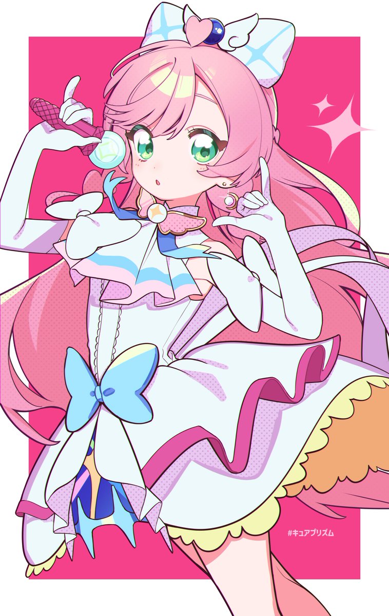 キュアプリズム「キュアプリズム〜〜#ひろプリ #ひろがるスカイプリキュア 」|深青こいぬのイラスト