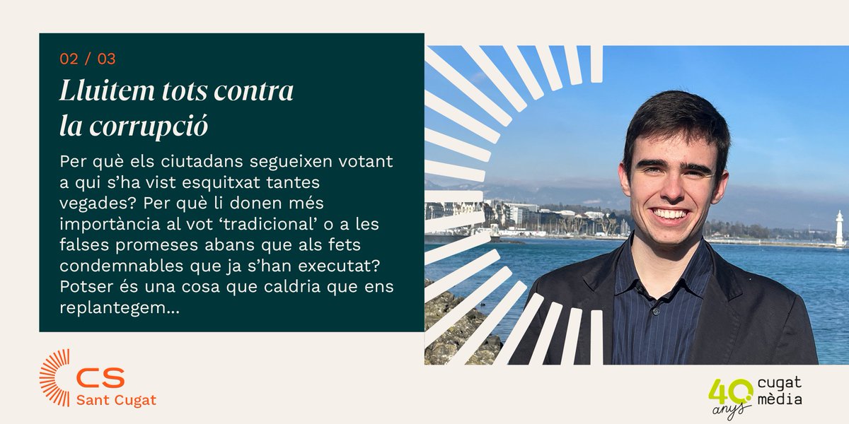 🗞️ Encara  no has llegit l'article del nostre company, <a href="/PepeEscofet/">Pepe Escofet 🇪🇺</a>, sobre el cas 'Mediador'? No te'l perdis!

🖋️ "És obligació de tots lluitar contra la corrupció i rebutjar-la enèrgicament"

👉🏼 Llegeix-lo a: cugat.cat/diari/opinio/1…