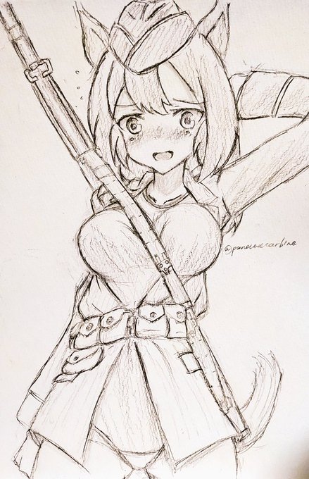 らくがきぐれーしー🐎🐈🐈🐈 