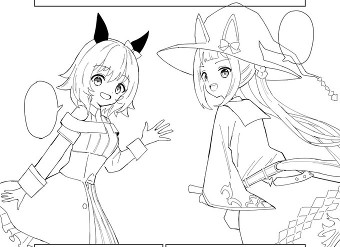 ペン入れ中! 