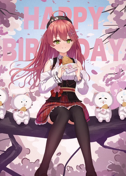 改めて!みこちおめでとう〜!!!#さくらみこ生誕祭 #miko_Art 