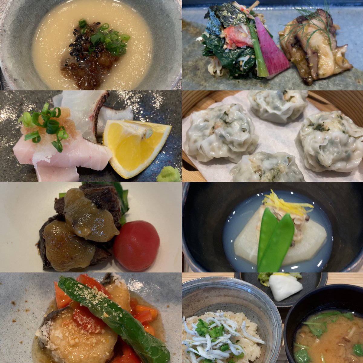 yoswht's tweet photo. 本日は相方の誕生日なのでこちらに。お酒と料理とのペアリングコースを存分に楽しみました^ ^
#うわのそら https://t.co/tgMsc0PZcp