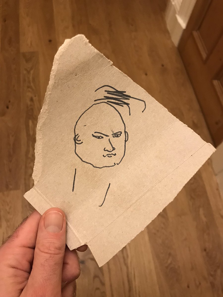 Doing some drawing with my daughter and she kindly added some air and two legs.