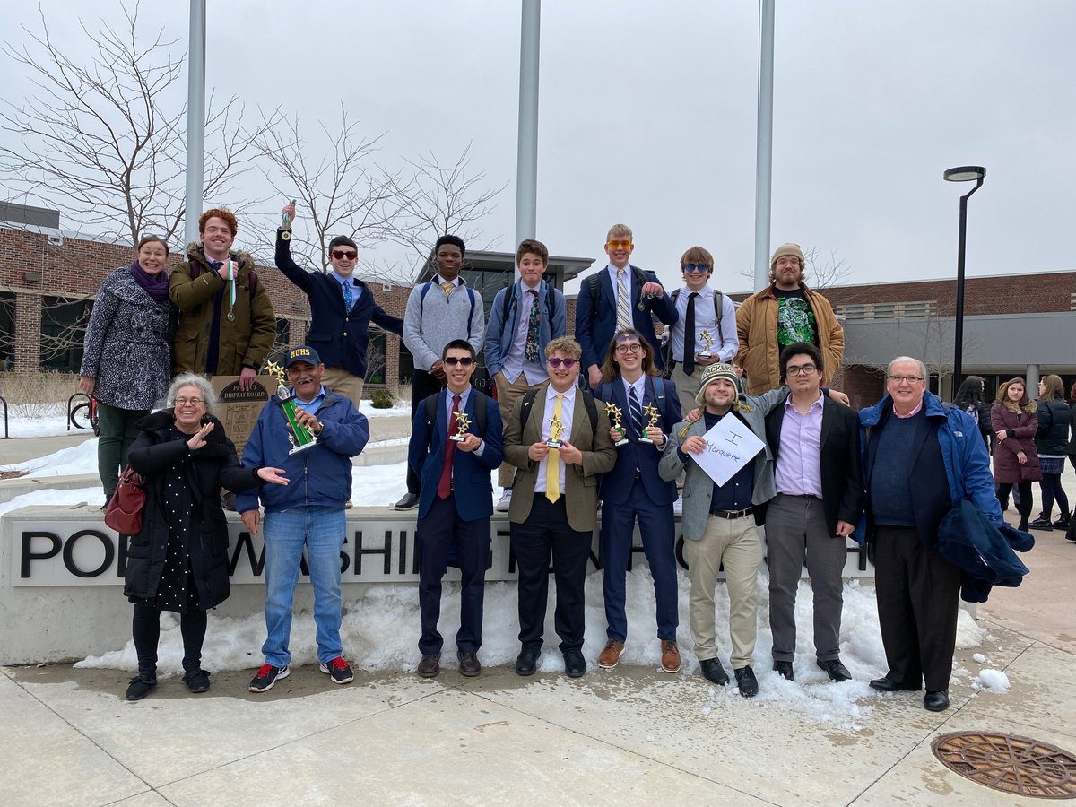 MUHSforensics's tweet photo. Congrats to MUHS Forensics and Student Congress for making a powerful showing at the Port Washington Pirate Invitational!

2nd Place Medium Teams, and a total of ELEVEN individual awards. Well done, Hilltoppers!

Happy Birthday to our bus driver, Casimiro!

@marquettehigh https://t.co/QonoyVeig4