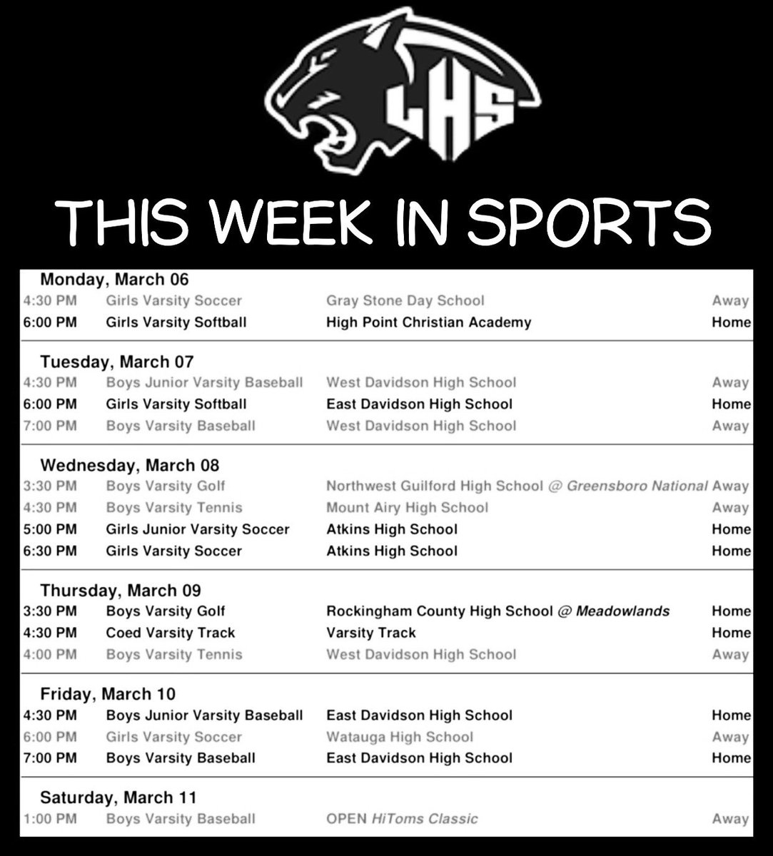 Ledford Panthers Athletics Association tweet media